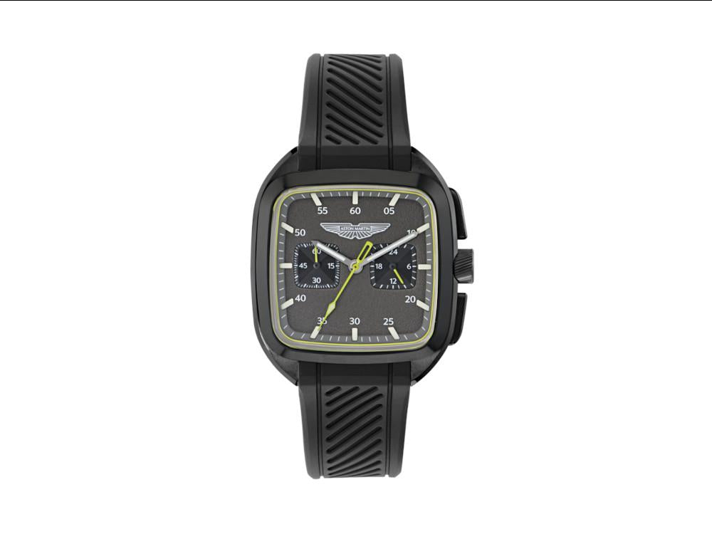 Montre à Quartz Aston Martin Icon ULT, Acier Recyclé, Noir, 40 mm, MTIU1S605