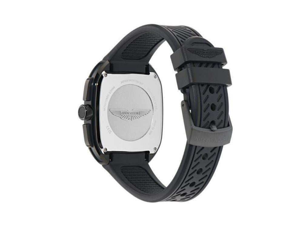 Montre à Quartz Aston Martin Icon ULT, Acier Recyclé, Noir, 40 mm, MTIU1S605