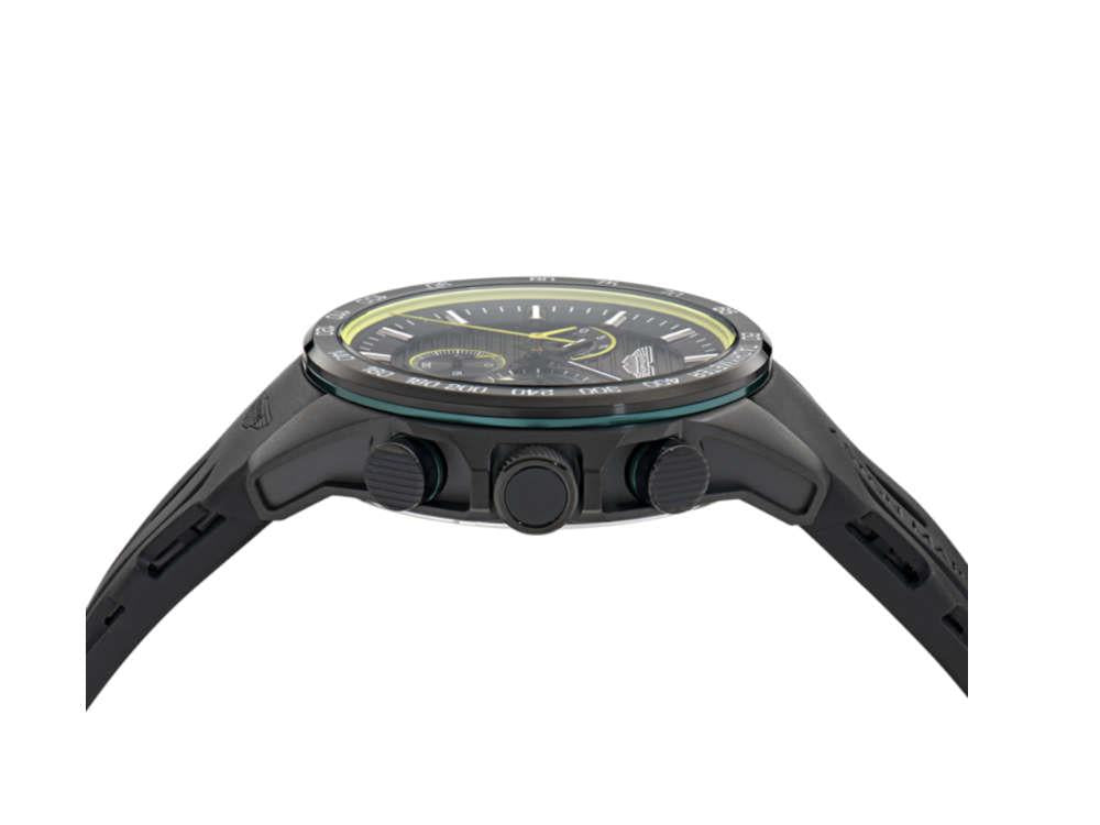 Montre à Quartz Aston Martin Thrill HLC, Noir, 44 mm, Chronographe, MTRH1F503