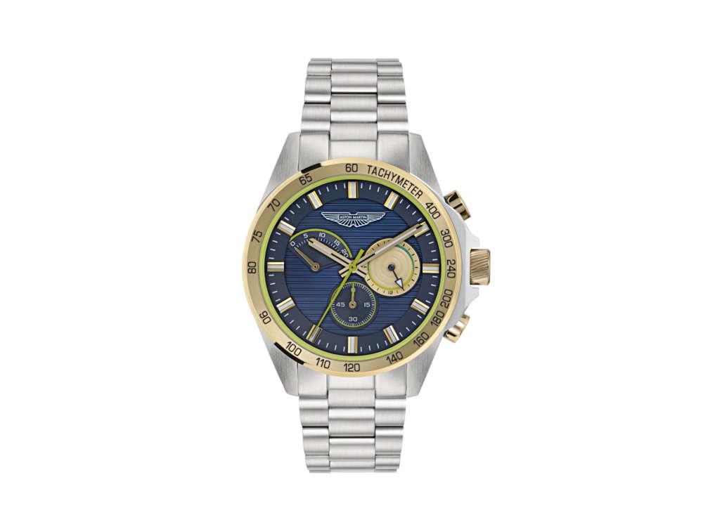 Montre à Quartz Aston Martin Thrill HLC, Bleu, 44 mm, Chronographe, MTRH1F505