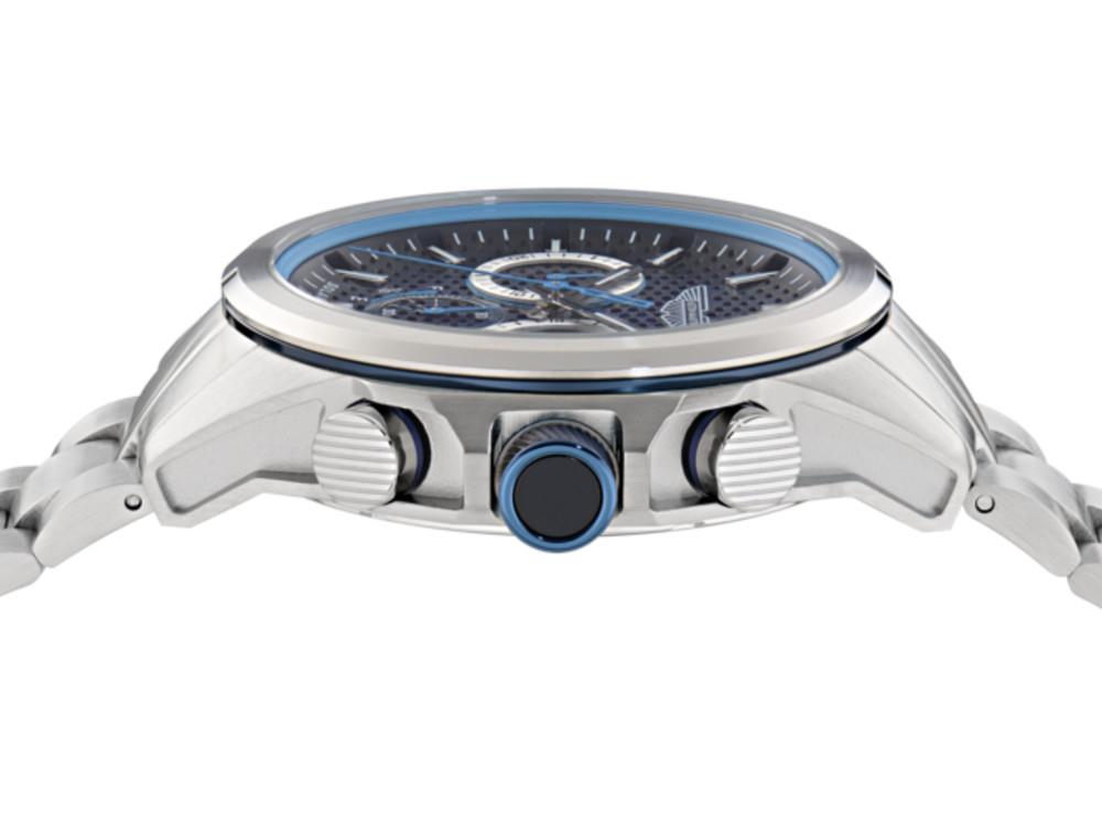 Montre à Quartz Aston Martin Thrill HLCW, Bleu, 44 mm, MTRH2S602