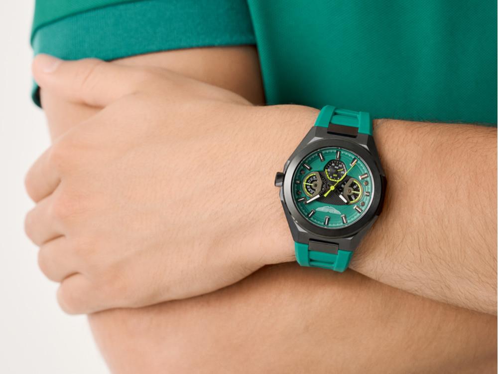 Montre à Quartz Aston Martin TKS-Thrill, Vert, 42 mm, MTRI1F503
