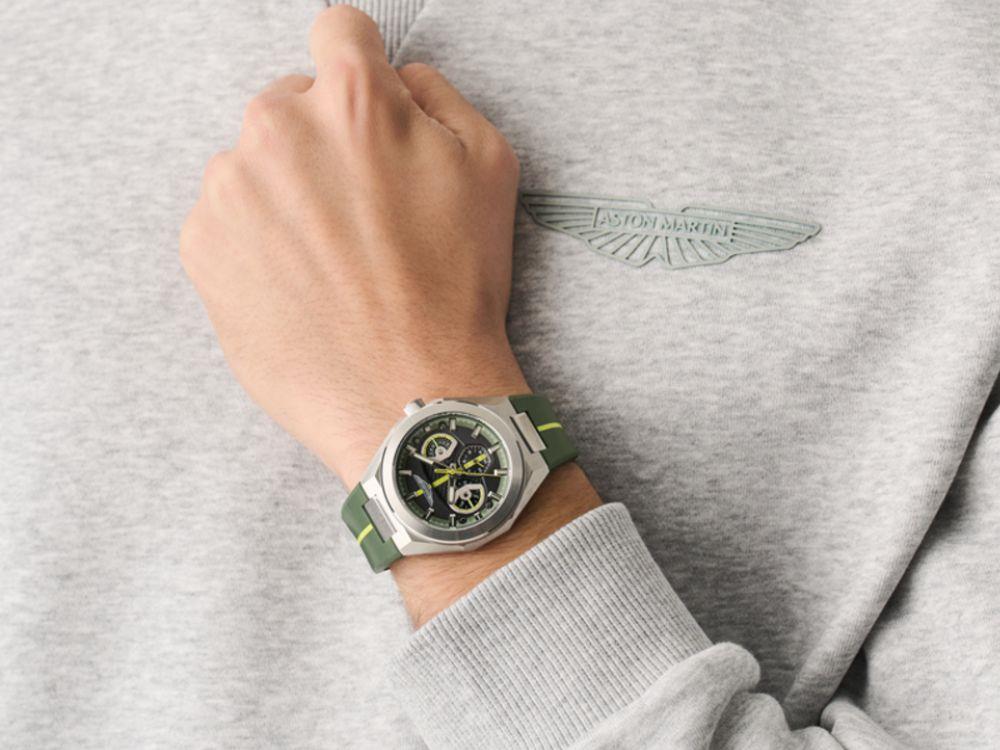 Montre à Quartz Aston Martin Thrill TKS, Vert, 42 mm, MTRI2S601