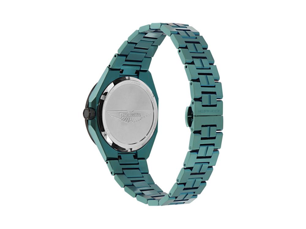 Montre à Quartz Aston Martin Thrill, Acier Recyclé, Noir, 42 mm, MTRI2S606