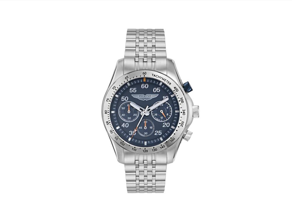 Montre à Quartz Aston Martin Thrill, Bleu, 42 mm, Chronographe, MTRS1F503