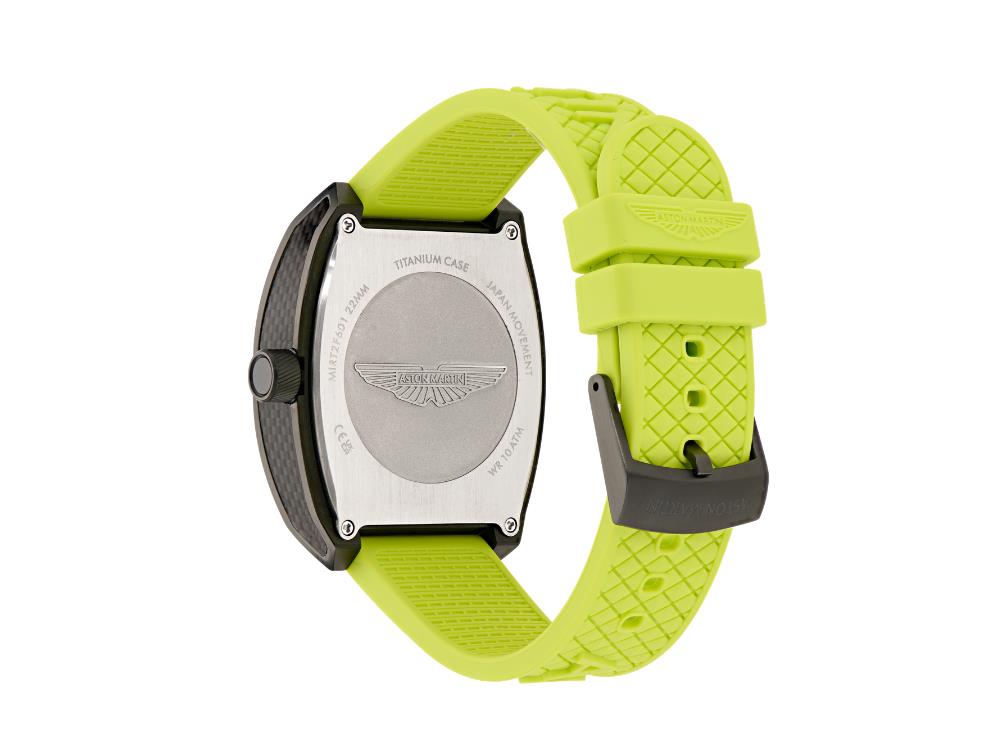 Montre à Quartz Aston Martin Thrill TRG, Titane, Noir, 41 mm, MTRT2F603