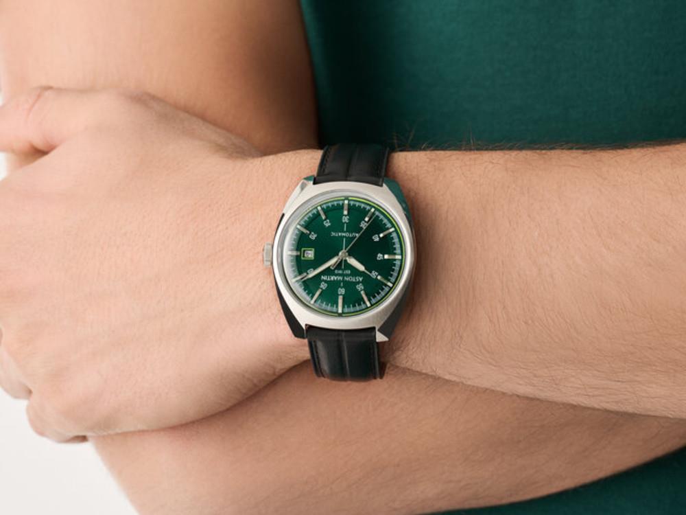 Montre Automatique Aston Martin Timeless, Vert, 41 mm, MTTS2S603