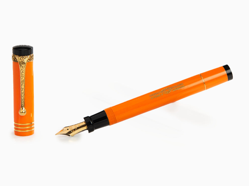Stylo Plume Aurora Internazionale Orange Arancio, Edition Limitée, 19A-O