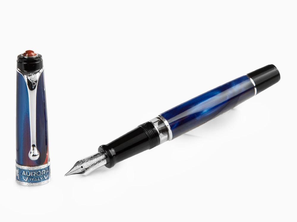 Stylo Plume Aurora America, Edition Limitée, Résine à marbre, 505