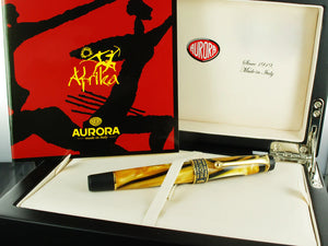 Roller Aurora Afrika, Edition Limitée, Résine à marbre, Ornements d'or, 527