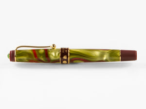 Stylo Roller Aurora Asia, Edition Limitée, Résine à marbre, Ornements d'or, 535