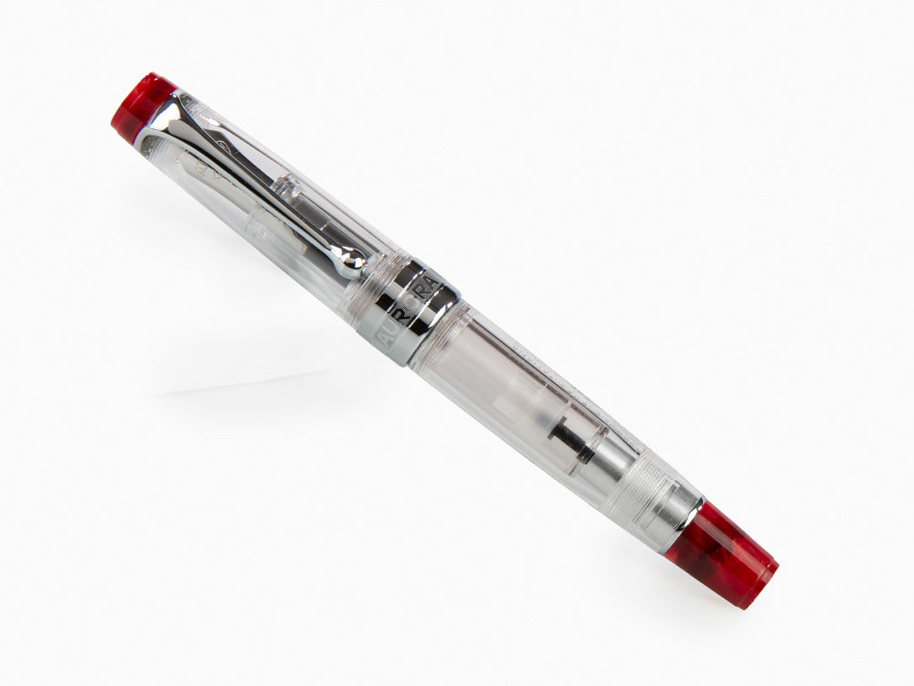 Stylo Plume Aurora Optima Demonstrator Rouge, Edition Limitée, 570RA