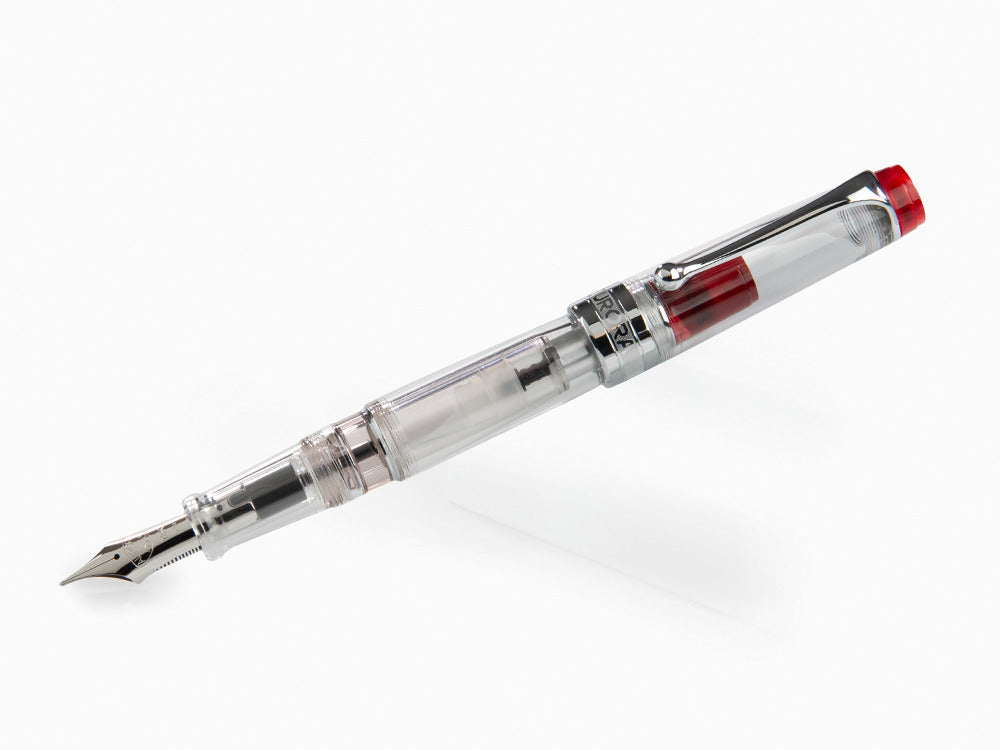 Stylo Plume Aurora Optima Demonstrator Rouge, Edition Limitée, 570RA