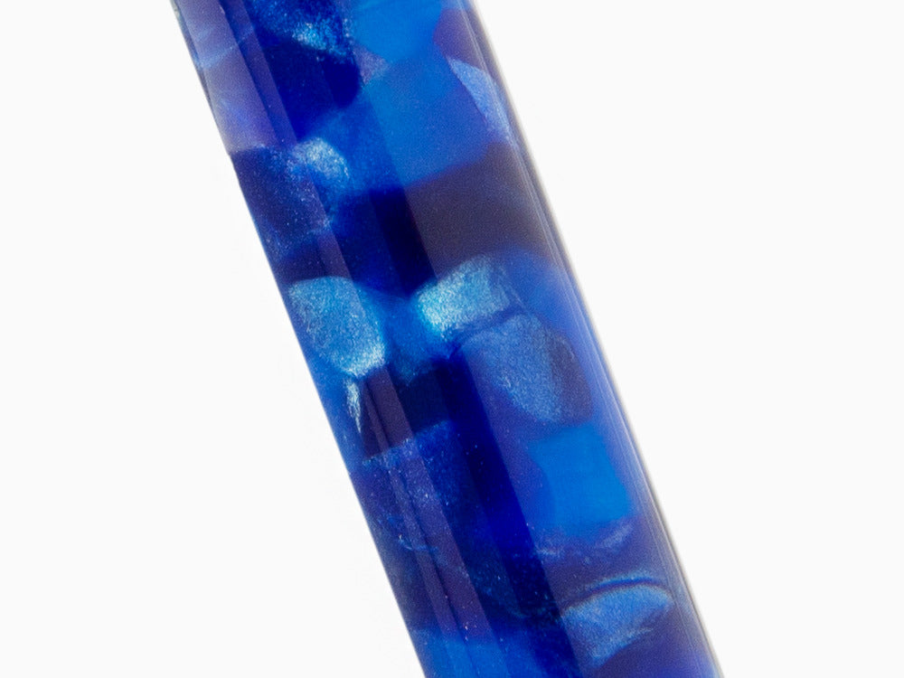 Stylo bille Aurora Optima, Auroloide, Bleu, Attributs Chromés, 998-CBA