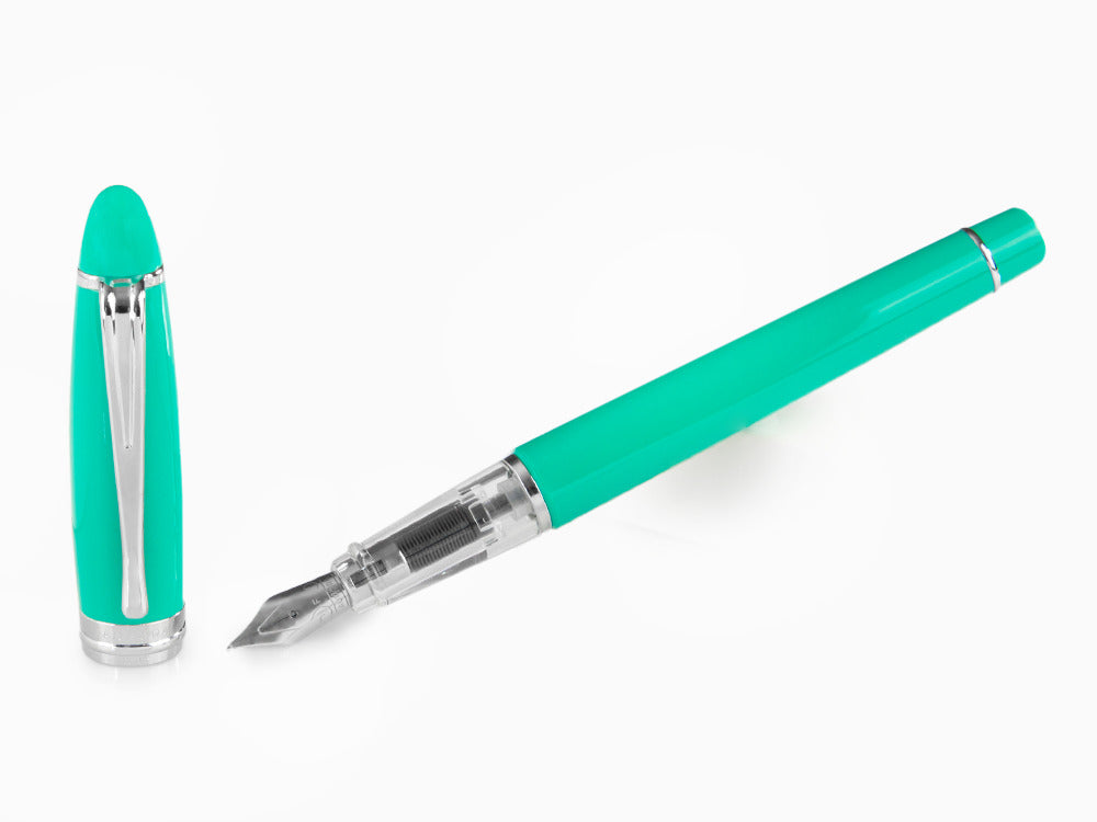 Stylo Plume Aurora Ipsilon Demo Colors INTUITIVO, Résine, Bleu, B09-CVS