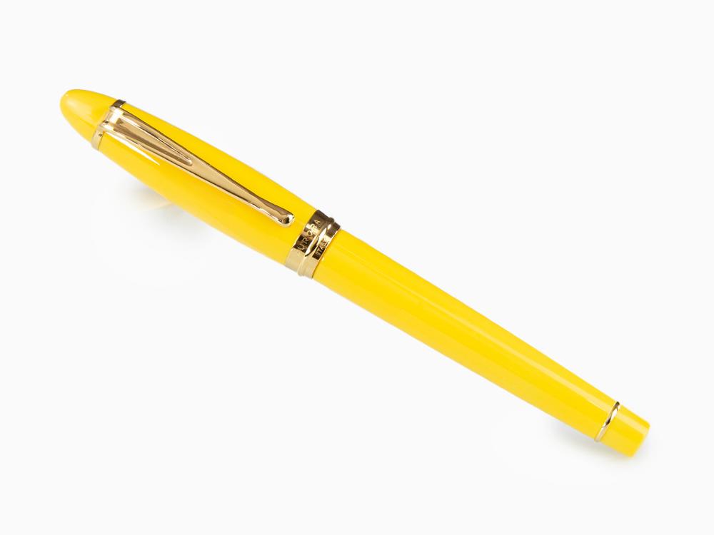 Stylo Plume Aurora Ipsilon Demo colors OTTIMISTA, Résine, Jaune, B09-DY