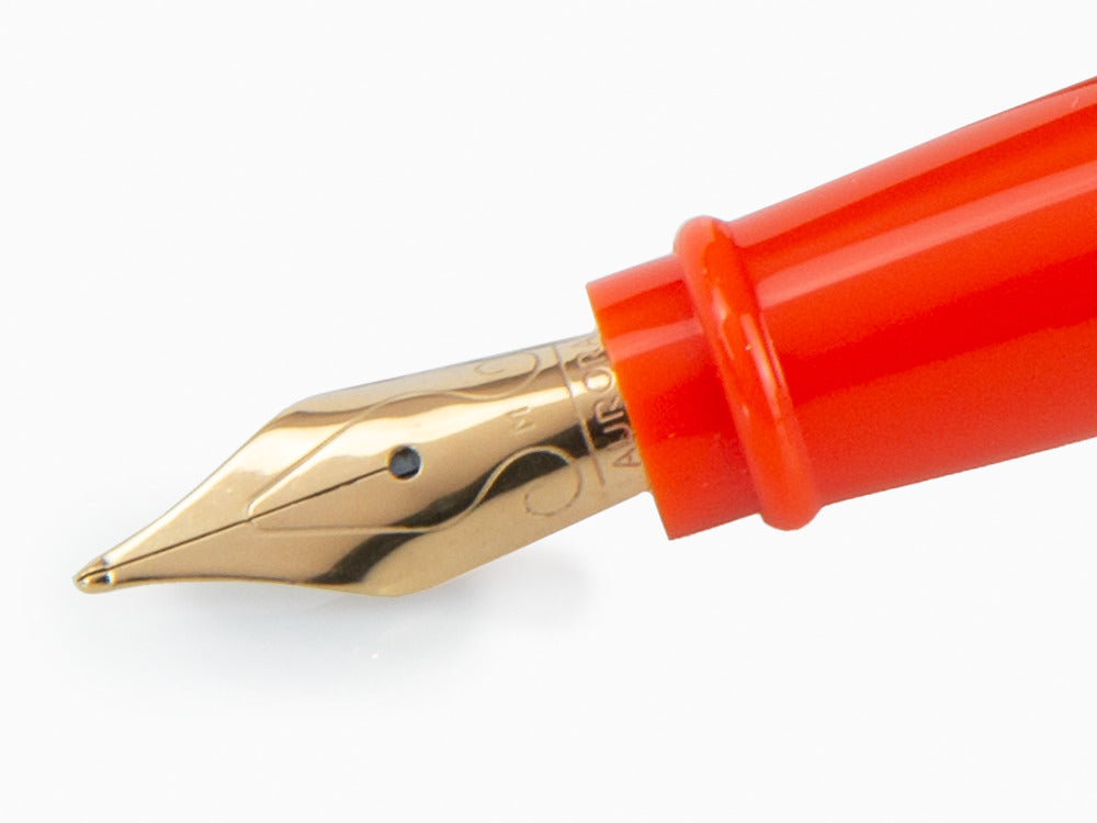 Stylo Plume Aurora Ipsilon Automne, Résine, Orange, Or, B11-DO