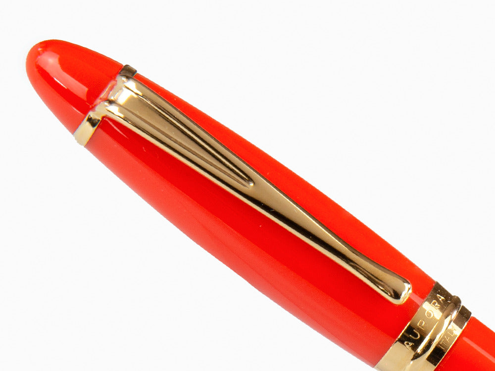 Stylo Plume Aurora Ipsilon Automne, Résine, Orange, Or, B11-DO