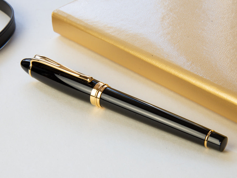 Stylo Plume Aurora Ipsilon -  Résine Noire -  B11N