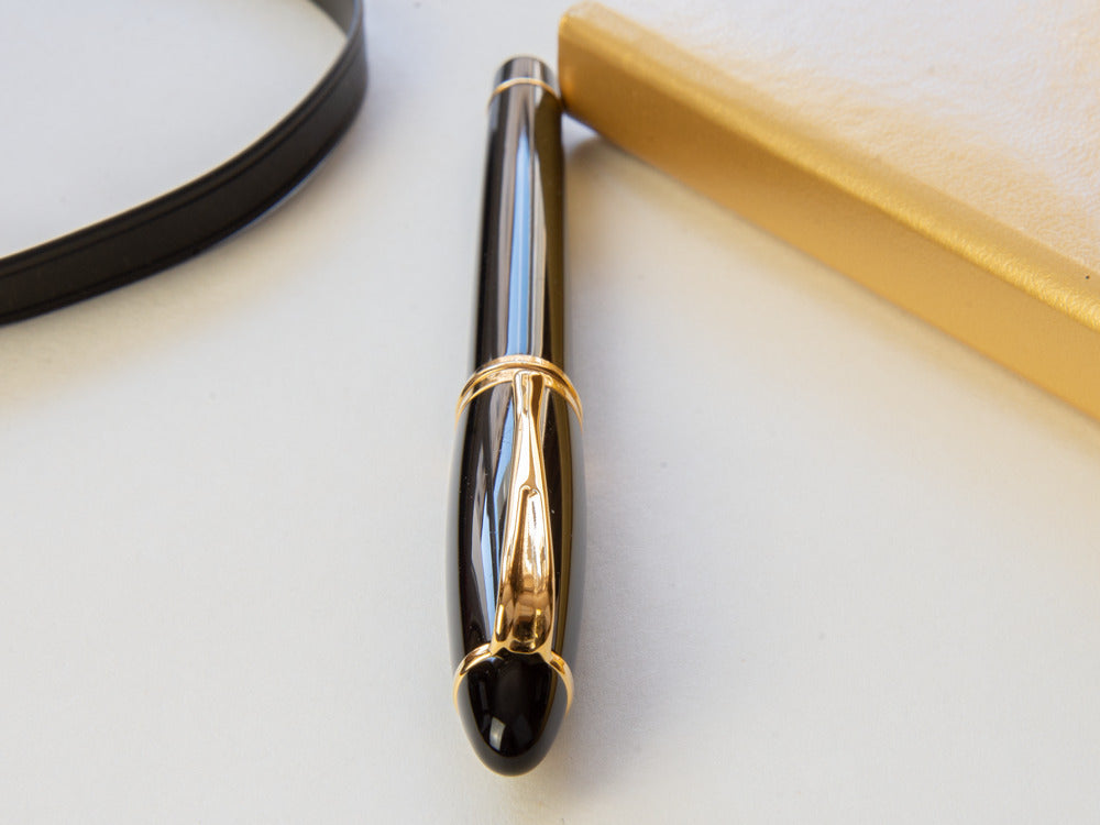 Stylo Plume Aurora Ipsilon -  Résine Noire -  B11N