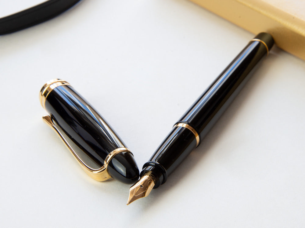 Stylo Plume Aurora Ipsilon -  Résine Noire -  B11N