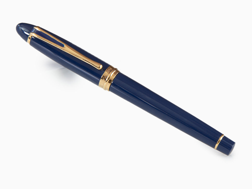Stylo Plume Aurora Ipsilon en Résine Bleue - B12B