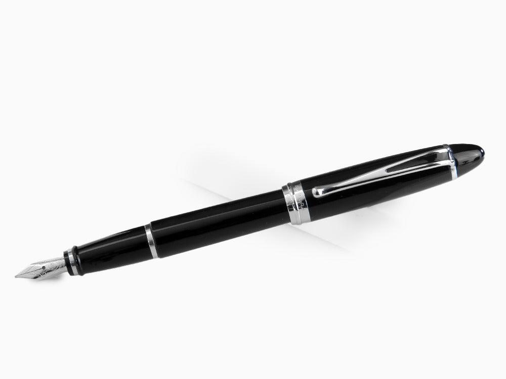 Stylo Plume Aurora Ipsilon en Résine Noire -B12C