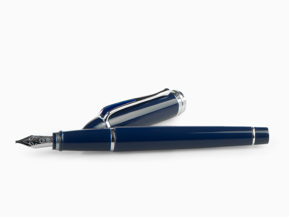 Stylo Plume Aurora Ipsilon De Luxe Résine Bleue B12CBM