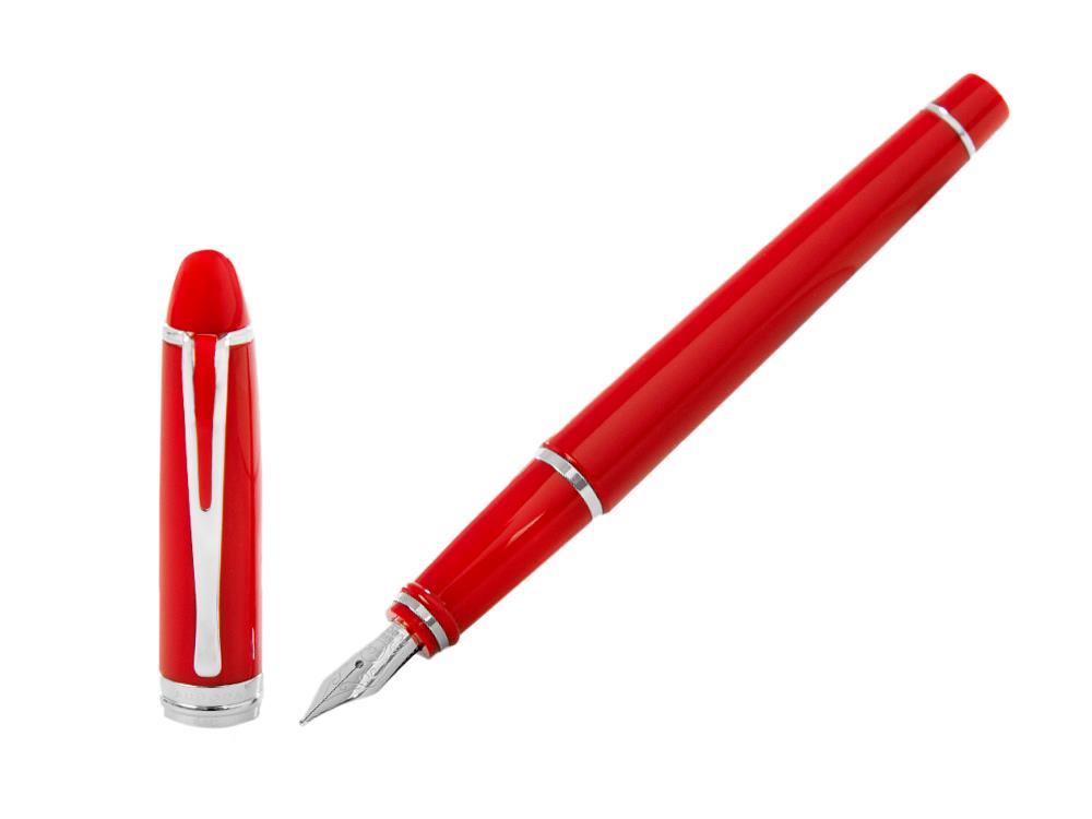 Stylo Plume Aurora Ipsilon De Luxe en Résine Rouge