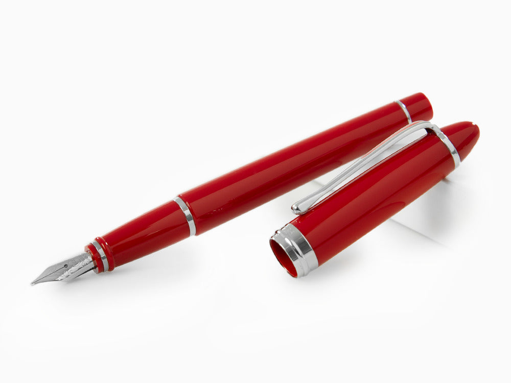 Stylo Plume Aurora Ipsilon De Luxe en Résine Rouge