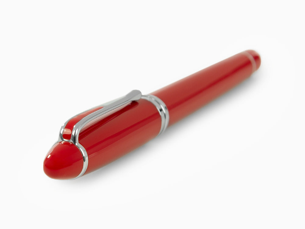 Stylo Plume Aurora Ipsilon De Luxe en Résine Rouge