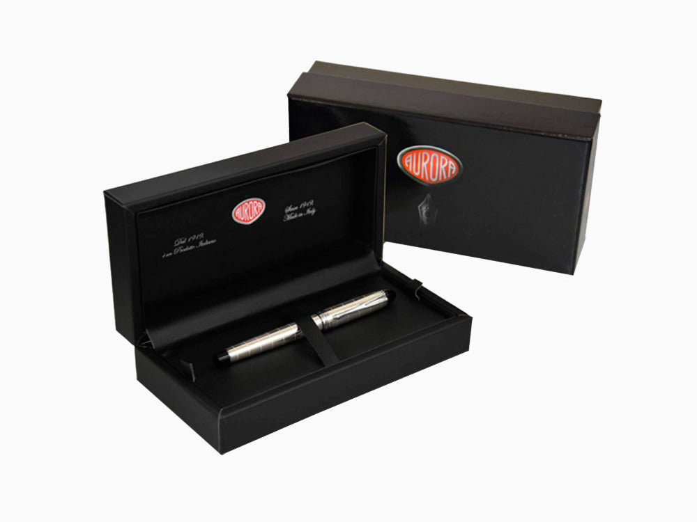 Stylo Plume Aurora IpsilonFull Metal Black, Ruthénium, B16-RQ