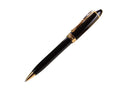Stylo bille Aurora Ipsilon, Résine Noire, Attributs or, B32N