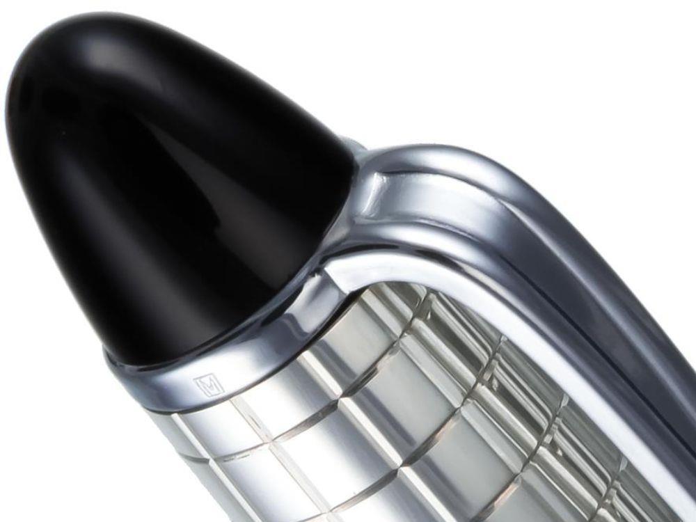 Stylo bille Aurora Ipsilon, Résine, Attributs chromés, Noir, B34CQN