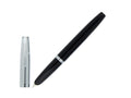 Stylo Plume Aurora Duo-Cart, Résine Noire, Chrome, DC57-CNM