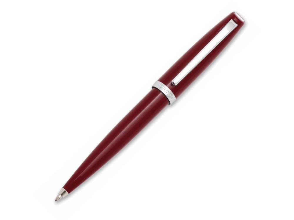 Stylo bille Aurora Style, Résine, Attributs argent, Rouge, E32PRP