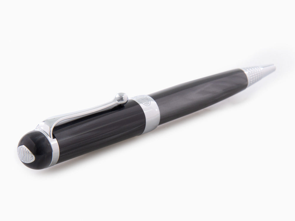 Stylo bille Aurora Alpha, Résine, Attributs Chromés, Noir, H31CN