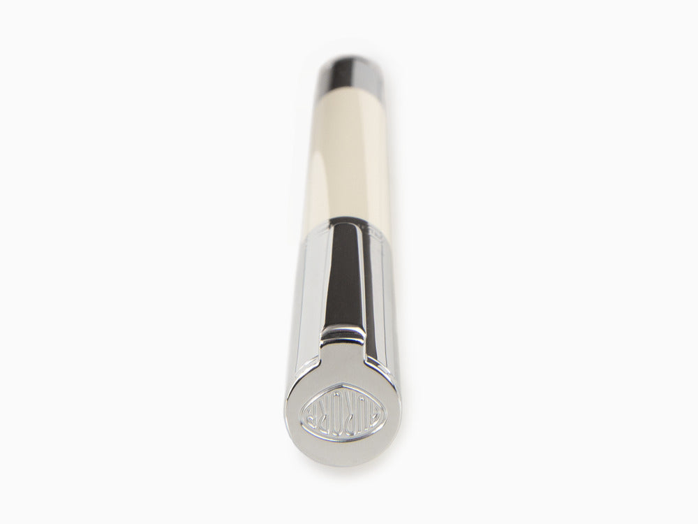 Stylo Plume Aurora TU, Résine, Attributs Chromés, Blanc, t11cw