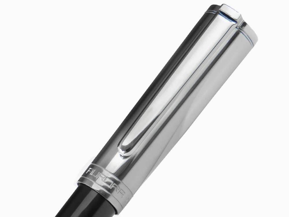 Stylo Bille Aurora TU en Résine Noire - Chromé - T31CN