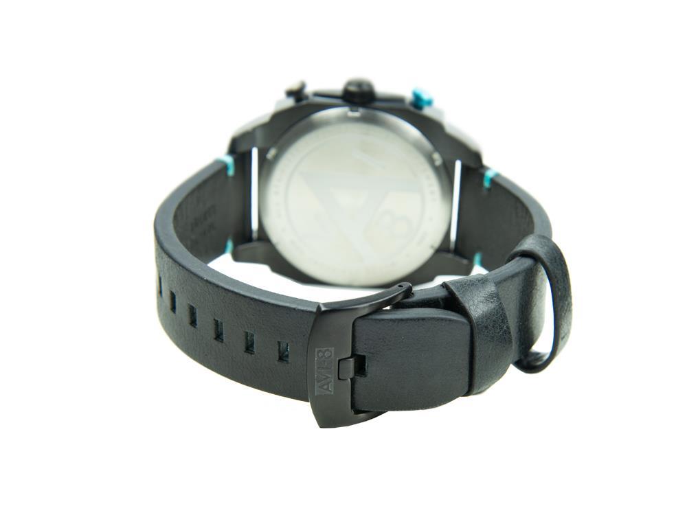Montre à Quartz AVI-8 Hawker Hunter Retrograde Edition, Noir, 45 mm, AV-4052-05