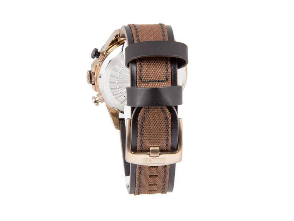 Montre à Quartz AVI-8 Hawker Harrier II, PVD Or, Noir, 43 mm, AV-4056-06