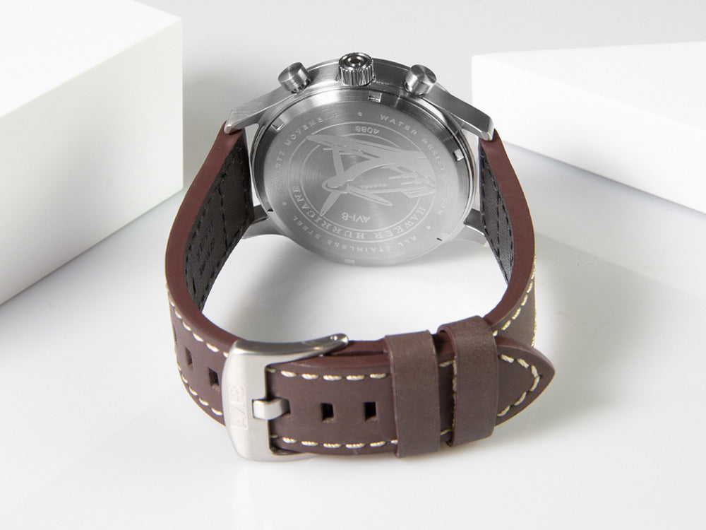 Montre à Quartz AVI-8 Hawker Hurricane Carey Dual Time Manston, Noir, AV-4088-01