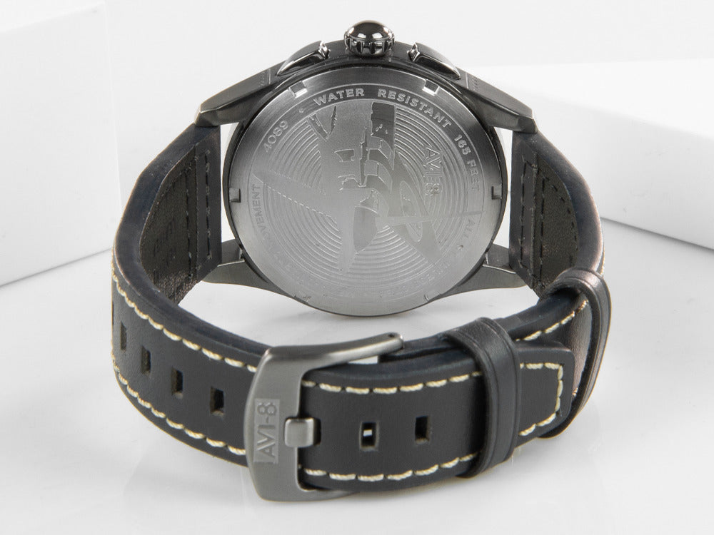 Montre à Quartz AVI-8 Spitfire Lock Chronograph Channel Blue, 42 mm, AV-4089-04