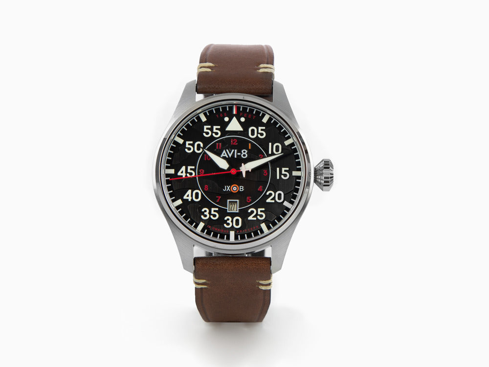 Montre Automatique AVI-8 Hawker Hurricane Clowes Wittering, Noir, AV-4097-01