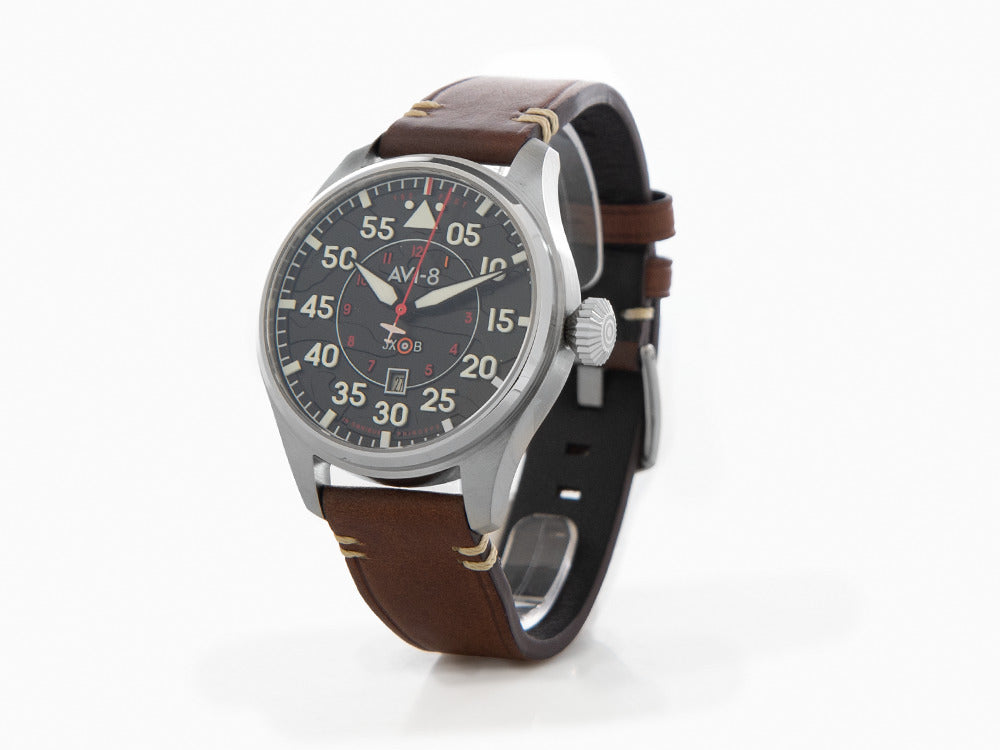 Montre Automatique AVI-8 Hawker Hurricane Clowes Wittering, Noir, AV-4097-01