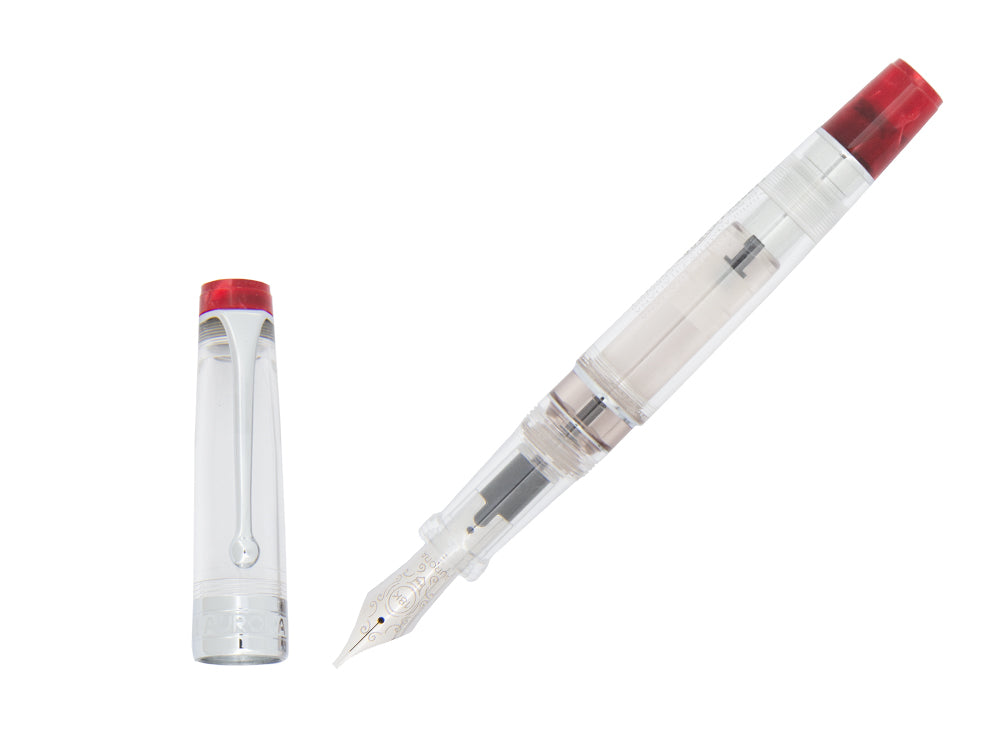 Stylo Plume Aurora Optima Demonstrator Rouge, Edition Limitée, 570RA