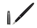 Stylo Aurora Style  -  Résine Noire et Finitions Chromée -  E12N