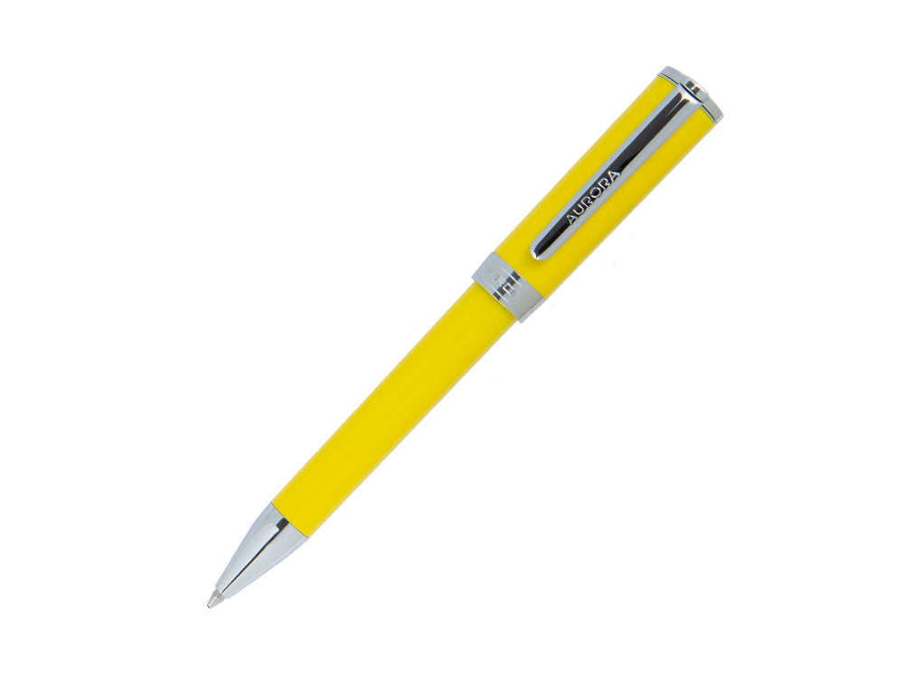 Stylo Bille Aurora TU en Résine Jaune - Chromé - T31Y