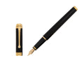 Stylo Plume Aurora Talentum Finesse, Résine, Attributs or, Noir, D13-DN