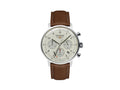 Montre à Quartz Bauhaus Solar Chronograph, Beige, 41 mm, Jour, 2086-5